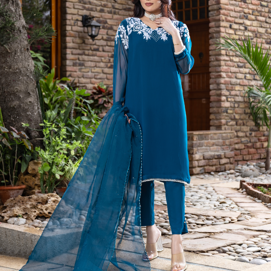 PEACOCK BLUE