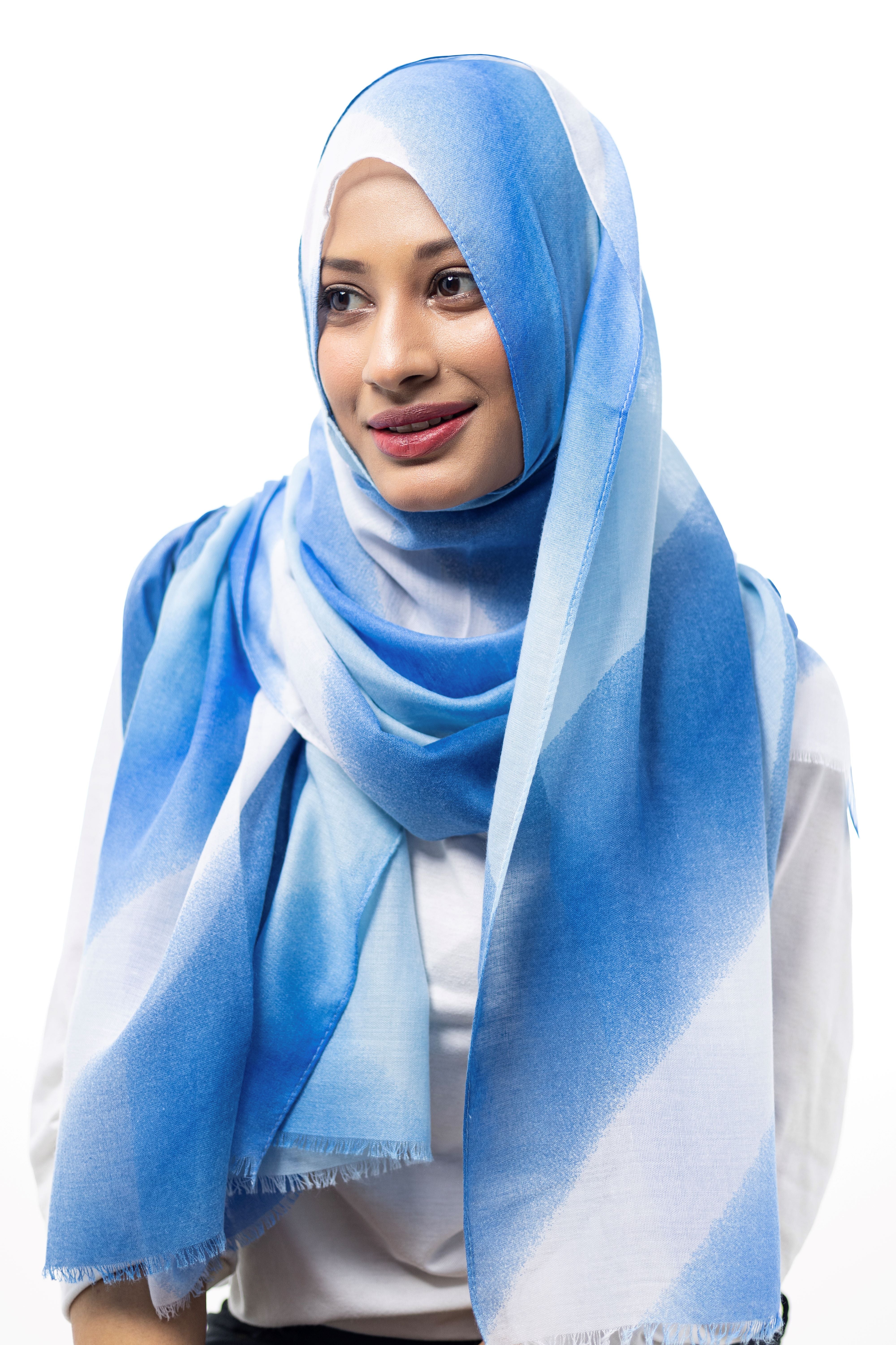 BLUE AND WHITE