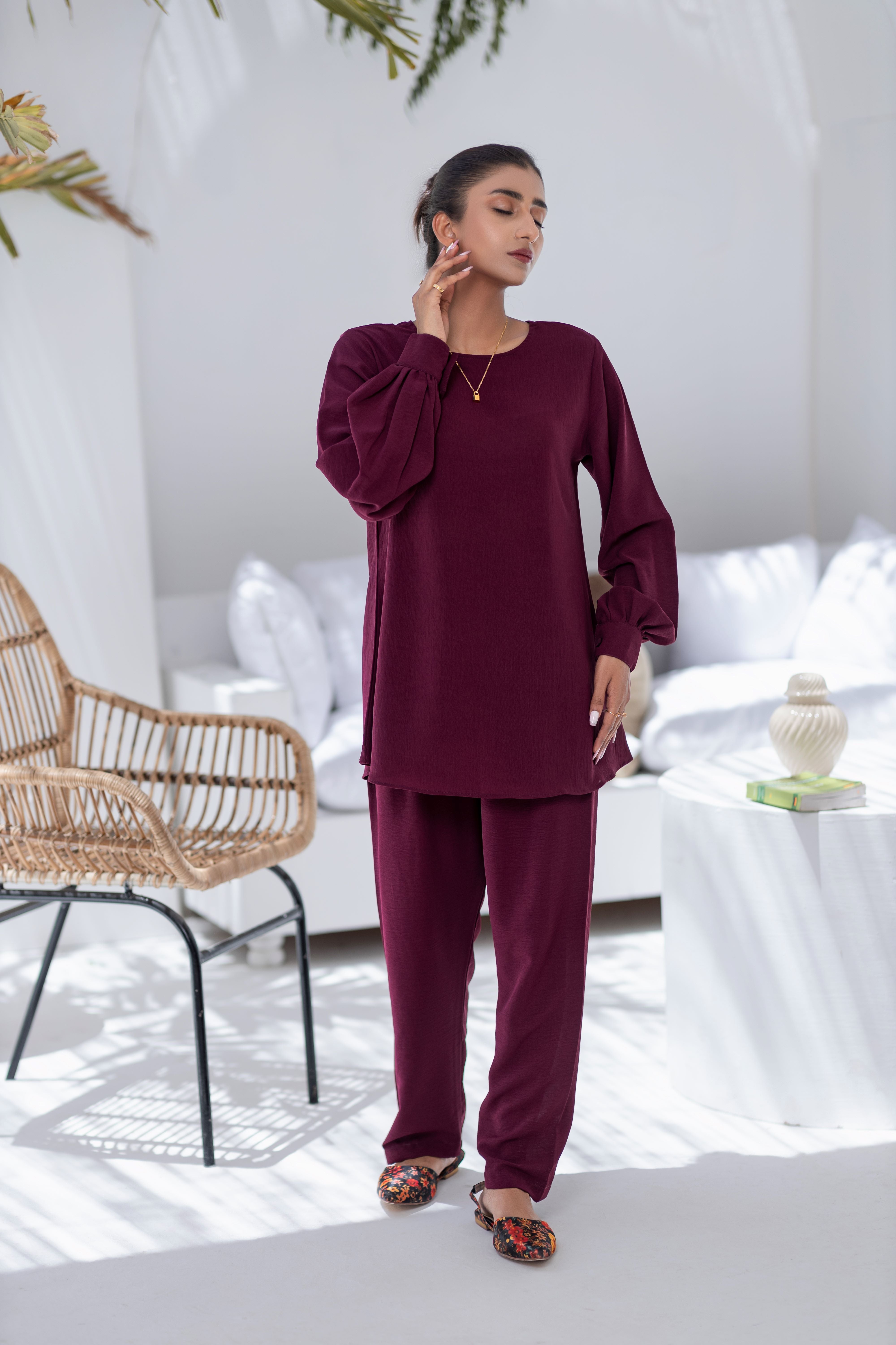TIMELESS MAROON
